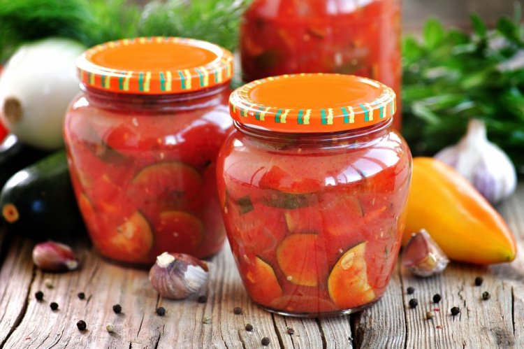 Vegetables in Krasnodar Sauce for Winter