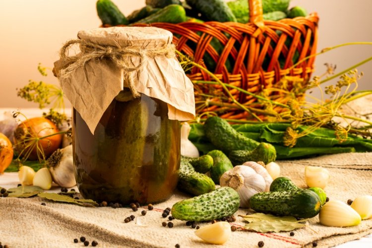 Whole Cucumbers in Krasnodar Sauce for Winter