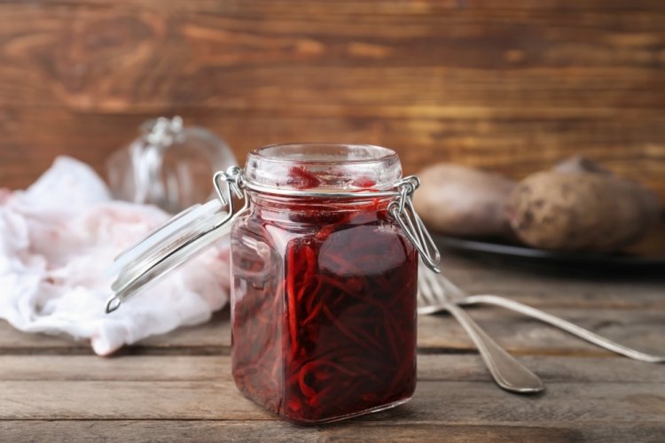 Pickled Beetroot for Borsch in Winter