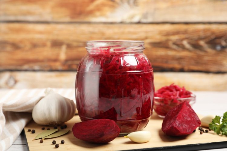 Beetroot with Tomatoes and Bell Peppers for Borsch