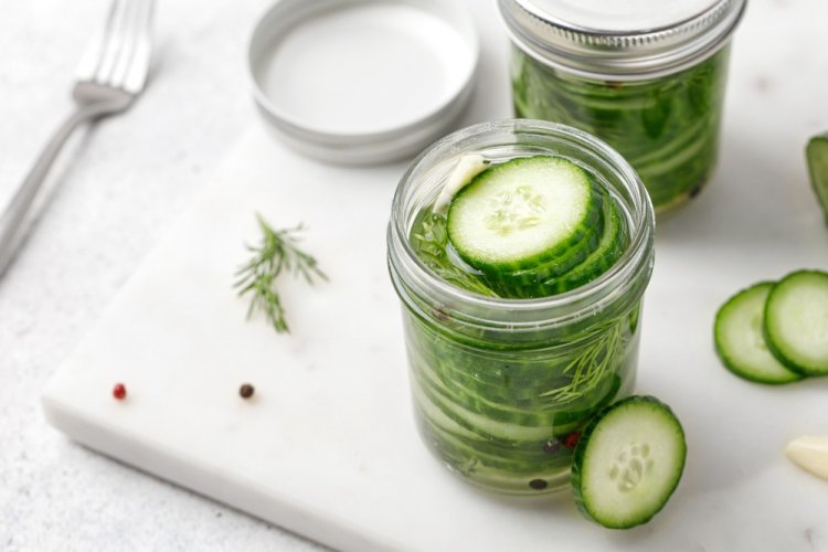 Classic Cucumber and Dill Salad for Winter
