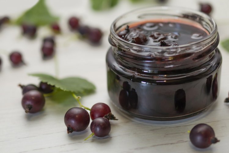Quick Black Gooseberry Jam