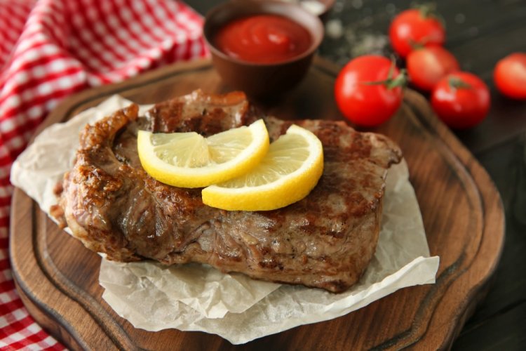 Pork Steaks in Lemon Marinade