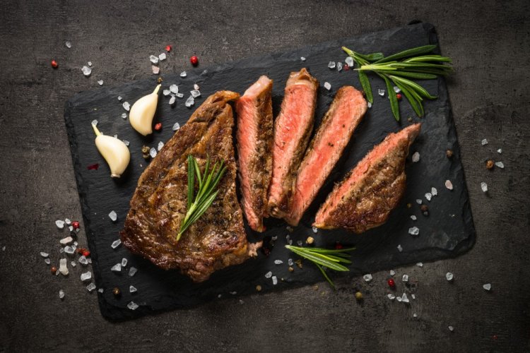 Pan-Seared Beef Steak with Garlic and Rosemary