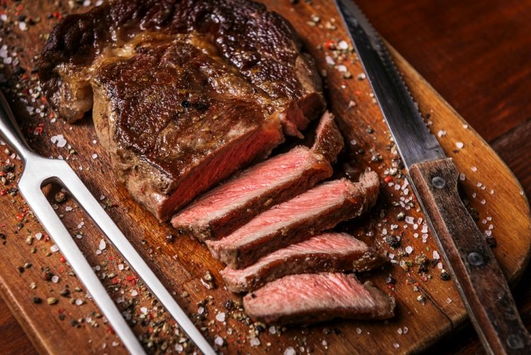 Pan-Seared Marbled Beef Steak