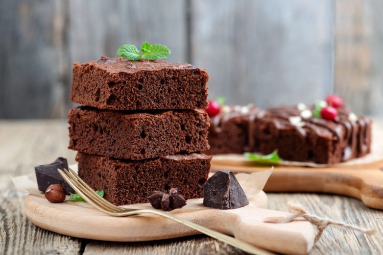 Healthy Dark Chocolate Brownies