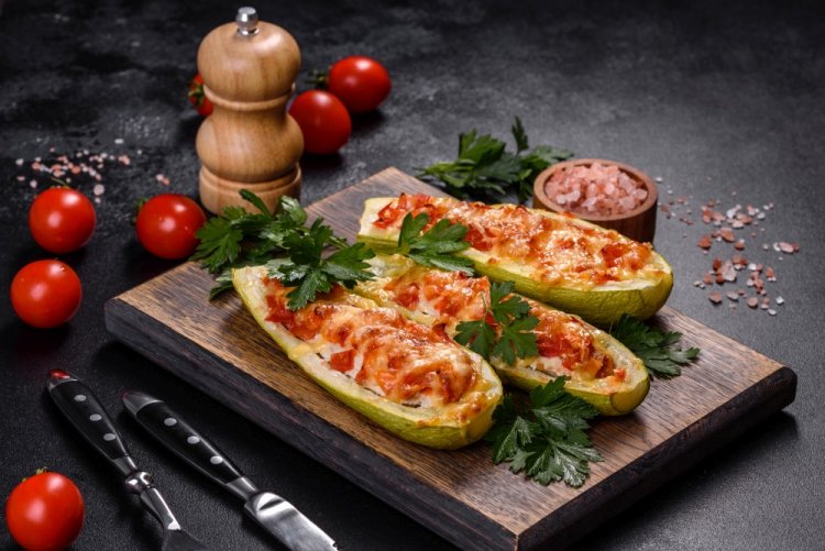 Stuffed Zucchini Boats