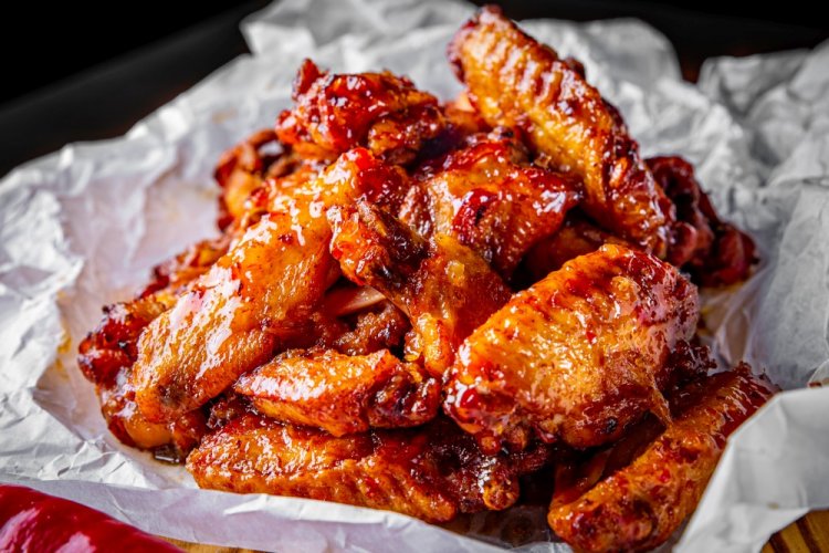 Crispy Chicken Wings in Tomato Juice