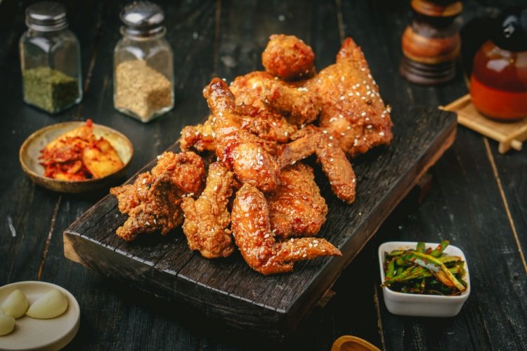 Crispy Chicken Wings in Breadcrumbs