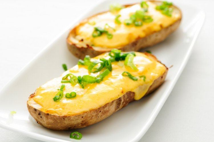 Crispy Cheesy Potatoes in the Oven
