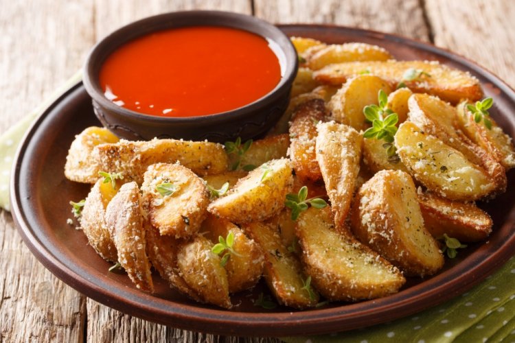 Crispy Breaded Potatoes