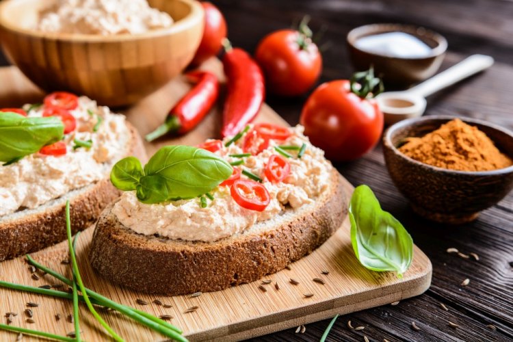 Crab Stick Spread with Butter