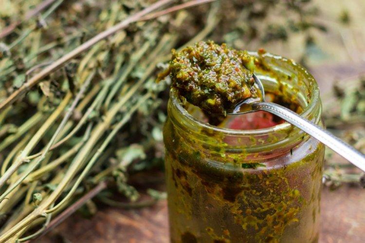 Green Adjika with Wine Vinegar