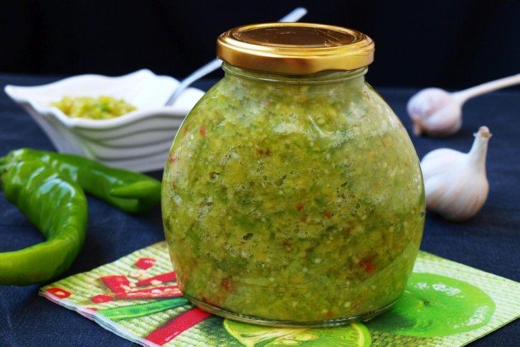 Green Adjika for Winter