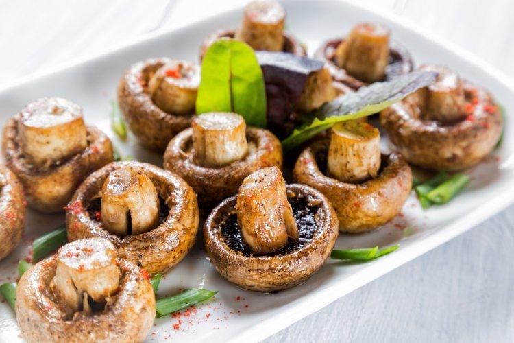 Grilled Mushrooms in Mayonnaise