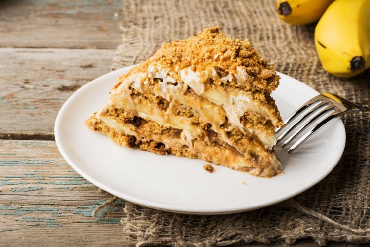 No-Bake Banana Cake
