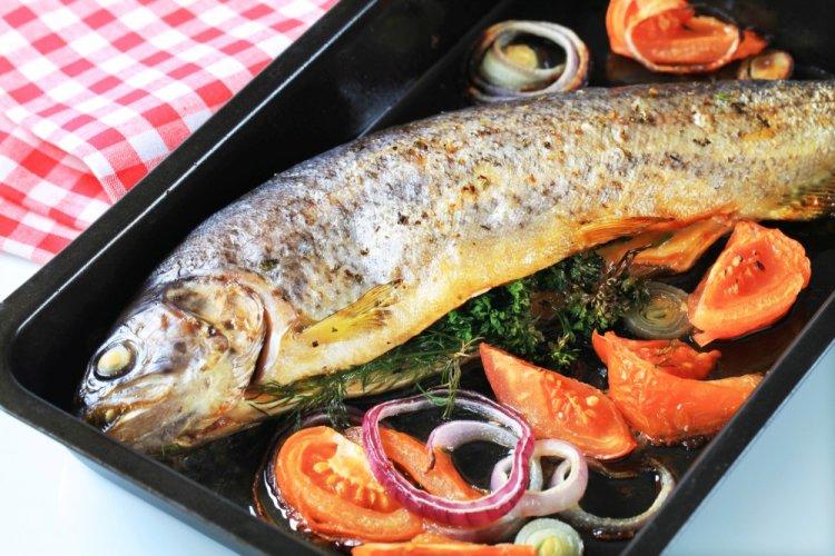 Stuffed Trout in the Oven