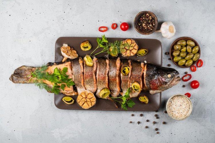 Whole Trout in the Oven