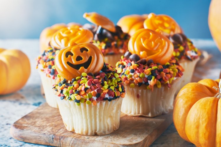 Muffins de calabaza para Halloween