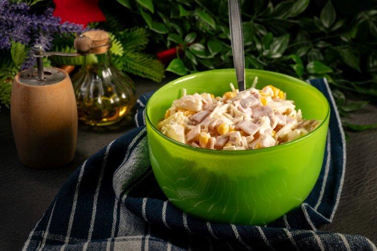 Salad with Ham and Corn