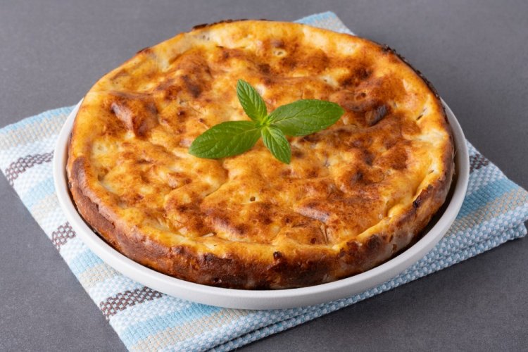 Cottage Cheese Casserole with Oatmeal in a Multicooker