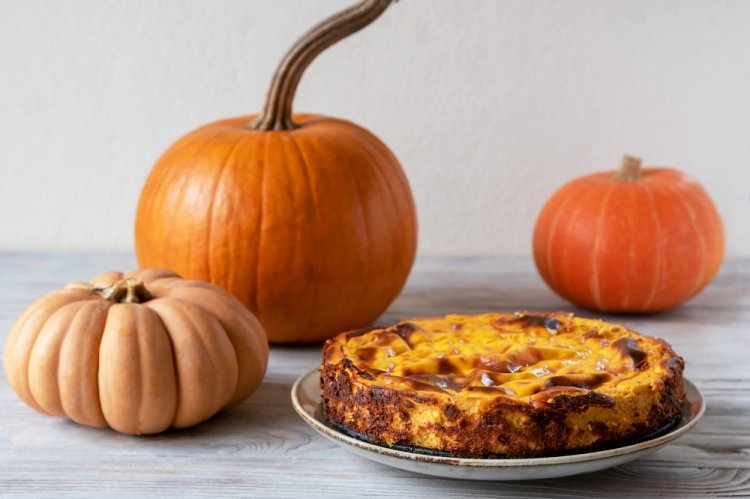 Cottage Cheese Casserole with Pumpkin in a Multicooker
