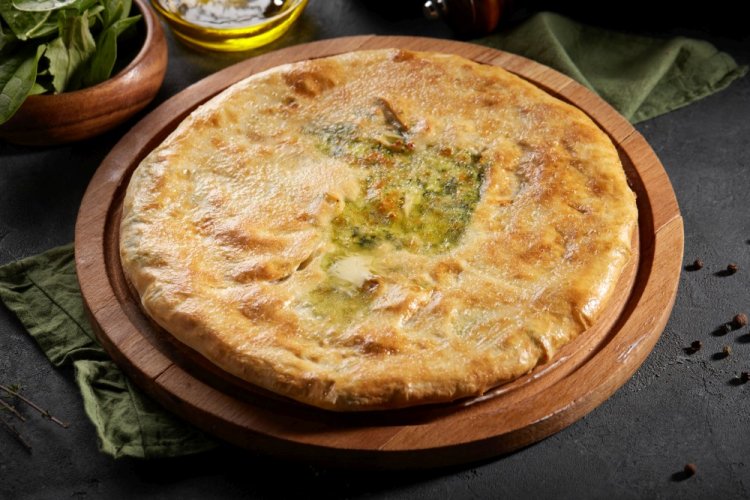Tortitas de espinacas en sartén