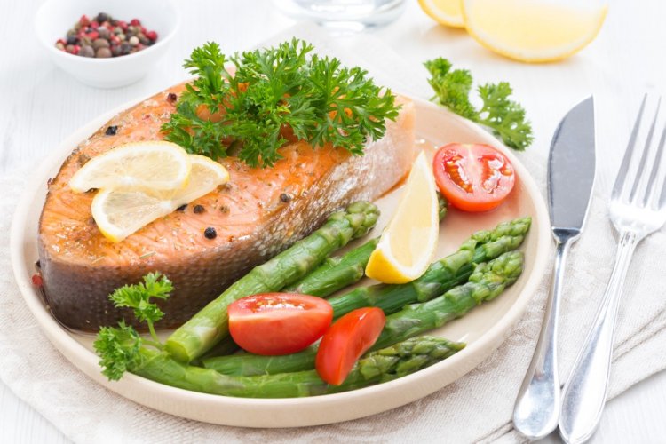 Trout Steaks with Soy Sauce in an Air Fryer