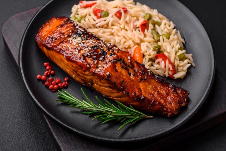 Trout Steaks in Tomato Marinade in an Air Fryer