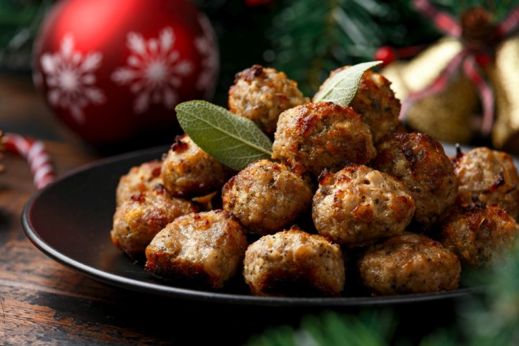 Air Fryer Meatballs with Breadcrumbs