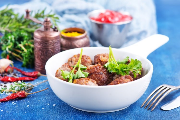 Air Fryer Meatballs with Cheese