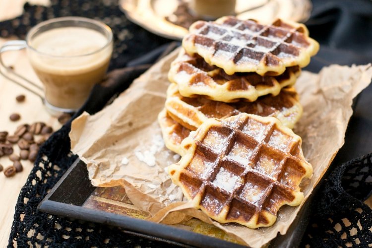 Waffles with Margarine