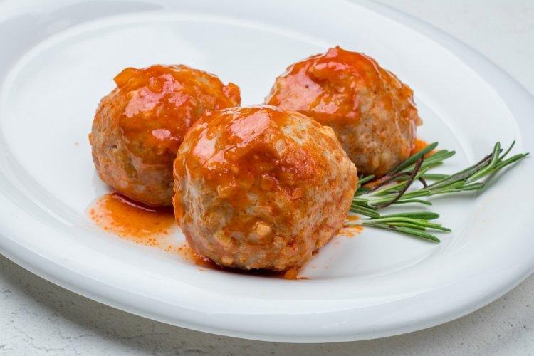 Diet Turkey Meatballs in an Air Fryer