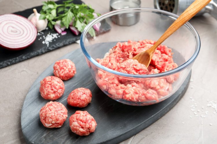 Meatballs with Rice for Freezing