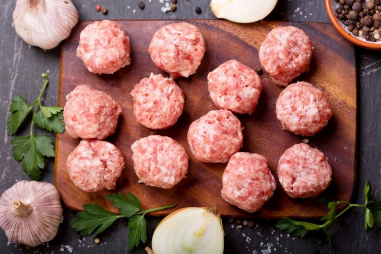 Meatballs without Rice for Freezing