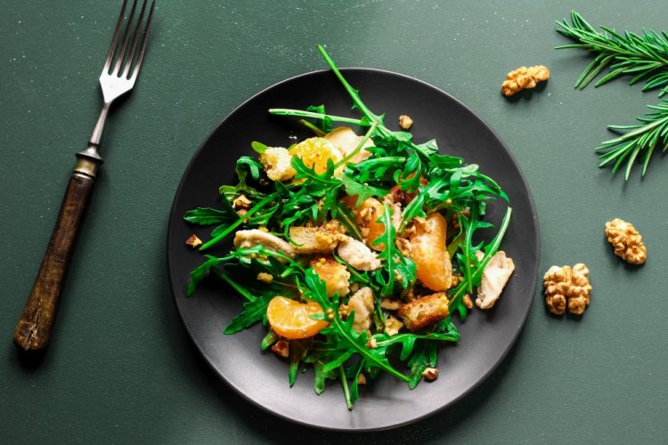 Chicken and Mandarin Salad for New Year's