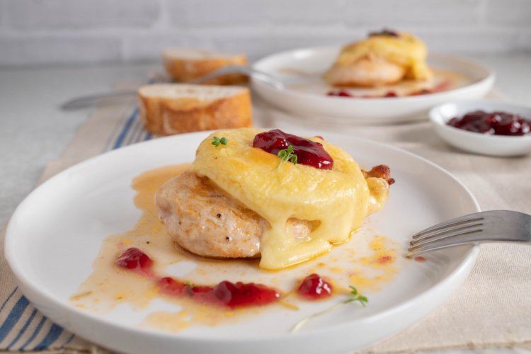 Baked Chicken Breast with Pineapple for New Year's
