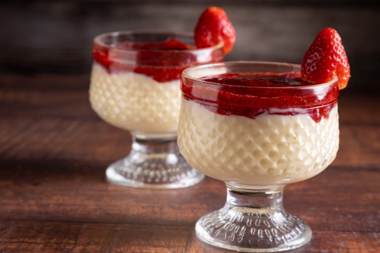 Panna Cotta with Jam