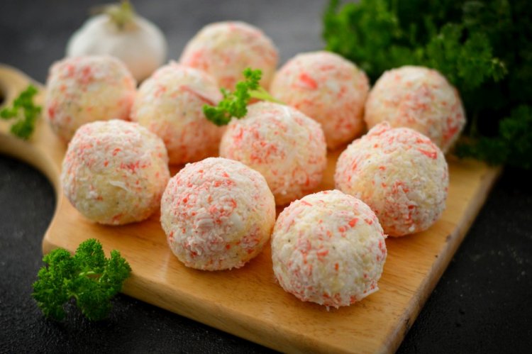 New Year's Crab Stick Balls
