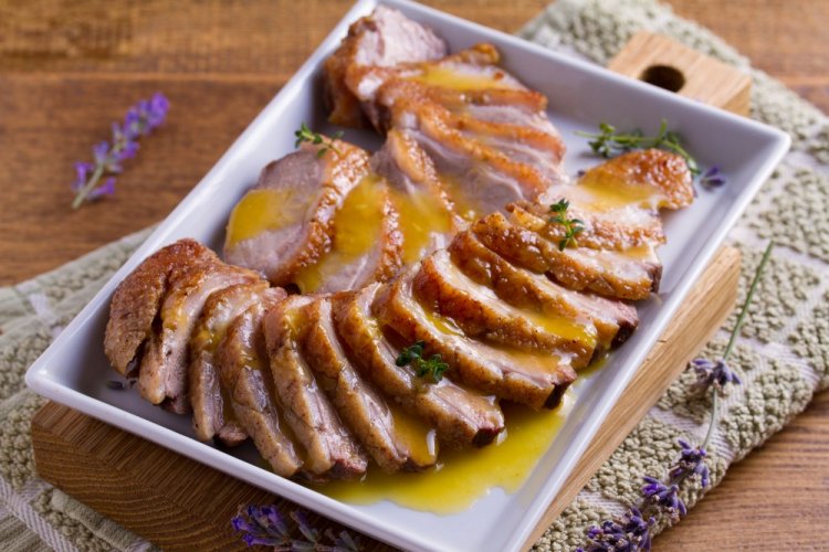 Turkey with Orange Sauce