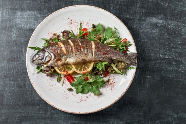 Baked Trout with Lemon and Herbs