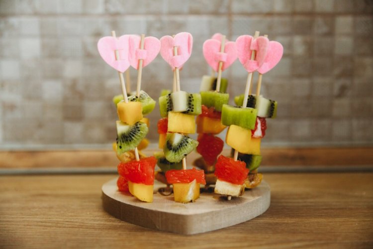Canapés de frutas