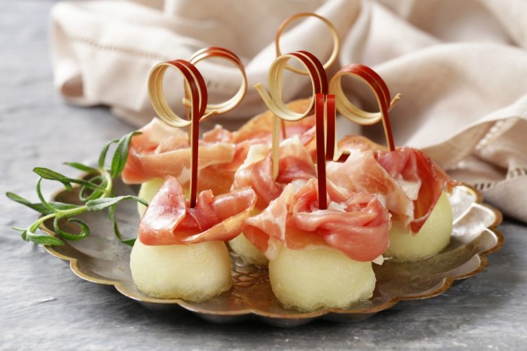 Melón con jamón