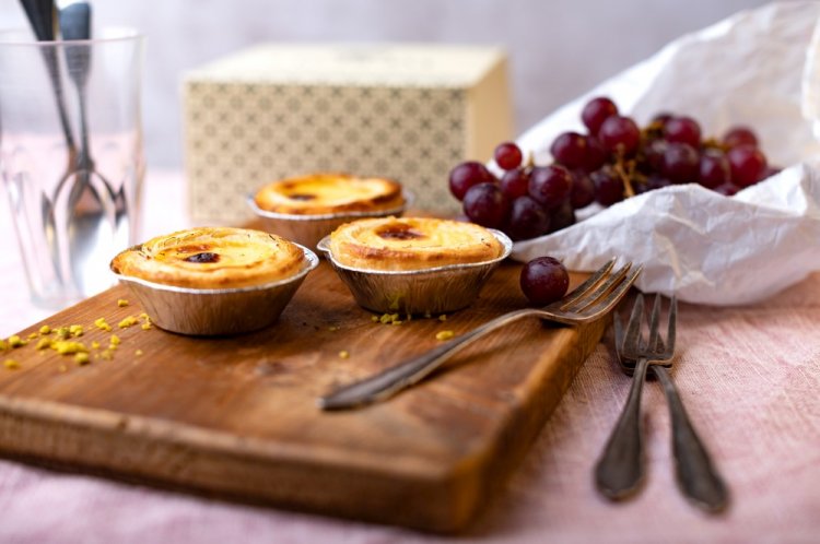 Ricotta and Grape Tartlets