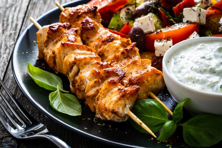 Chicken Skewers in Kefir in an Air Fryer
