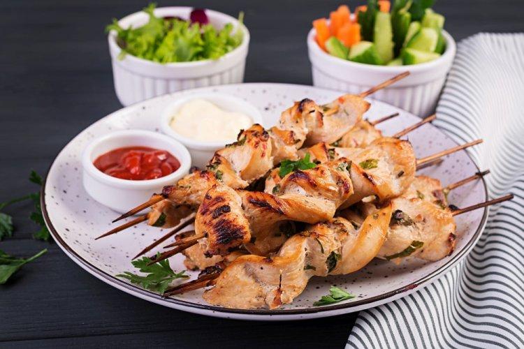 Turkey Skewers in the Air Fryer