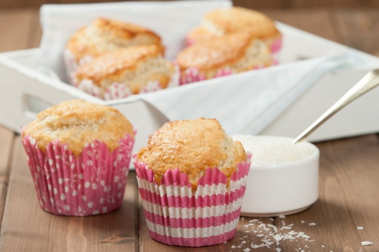 Coconut Muffins in an Air Fryer