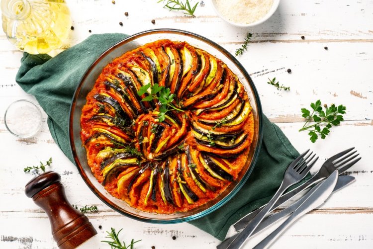 Ratatouille en freidora de aire