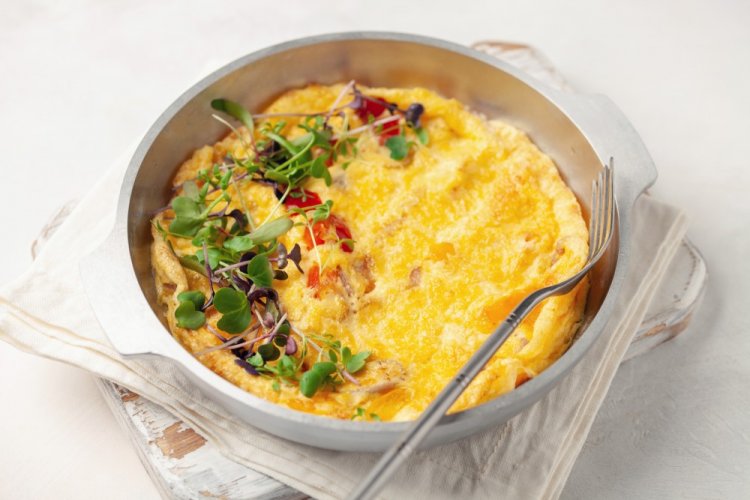 Vegetable Omelet in Air Fryer