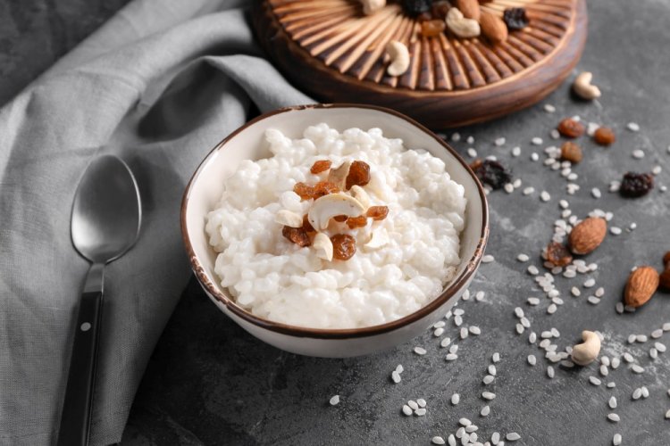 Milk Rice Porridge in Air Fryer